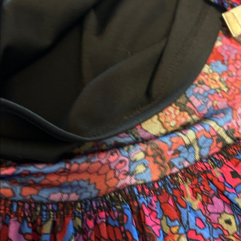 Vintage Betsy Johnson floral stain glass wrap dress - Picture 9 of 11